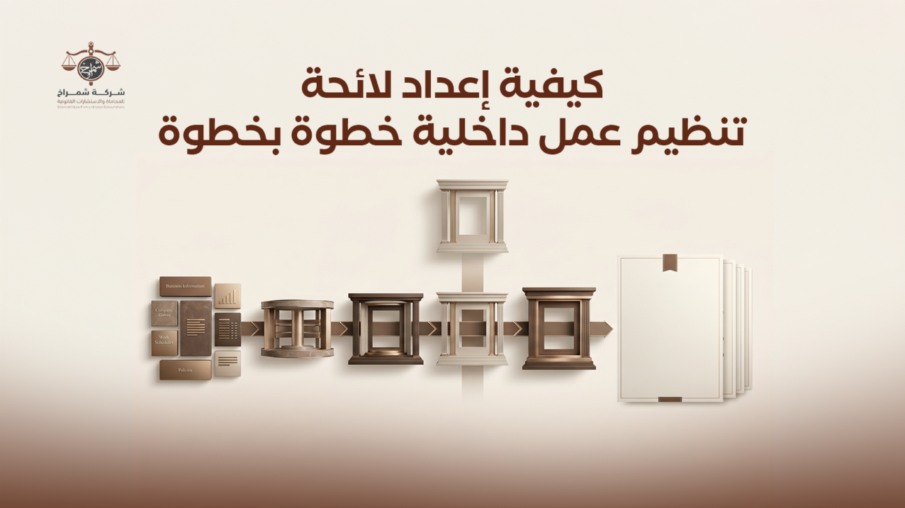 إعداد لائحة تنظيم
