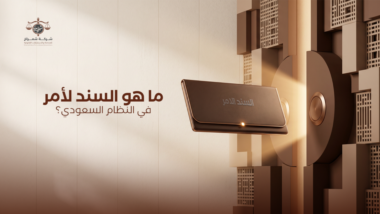 السند لأمر في النظام السعودي