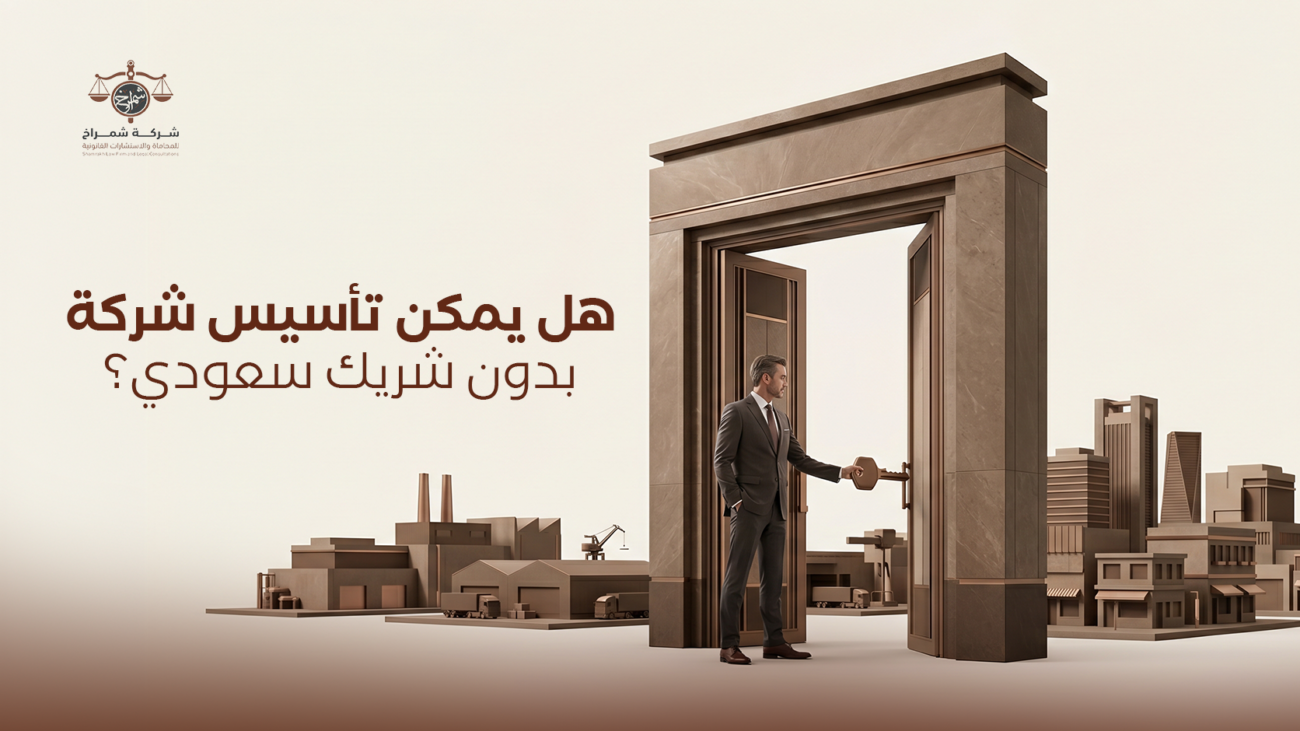 تاسيس شركة بالسعودية للاجانب